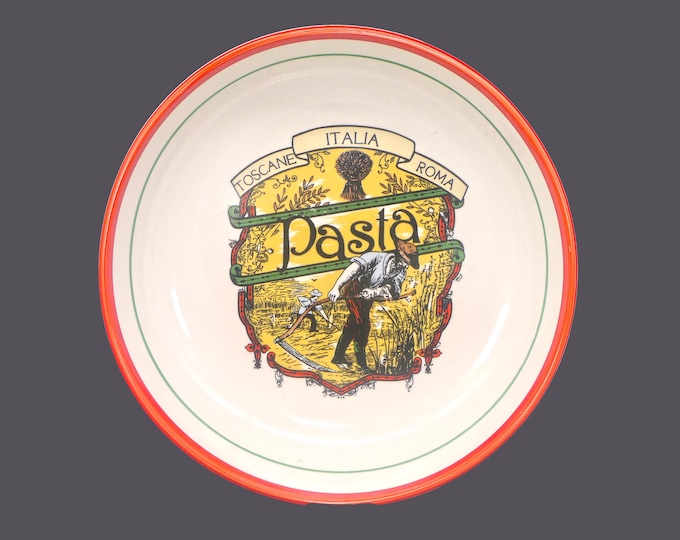 Casa Elite Toscane Italia Roma round pasta serving bowl.