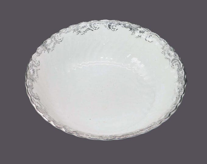 Washington Pottery | Swinnertons Silverlea round serving bowl made in England.