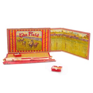 Antique Edwardian Age The Field horse racing game. Ariel Series British Manufacture. An Entirely New Race Game. Incomplete (see below).