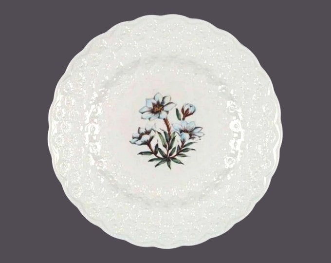 Spode Canadian Provincial Flowers Northwest Territories Mountain Avens luncheon plate made in England.