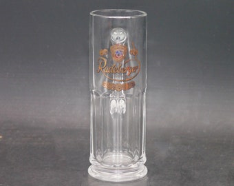Radeberger German Pilsner half-pint | sampler beer glass made by SOHM. Etched-glass branding. Sold individually.