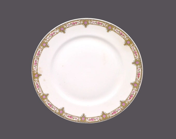 Antique Fuisseaux de Baudour | Baudour Limoges LNT103 | Classic salad or snack plate made in Belgium. Sold individually.