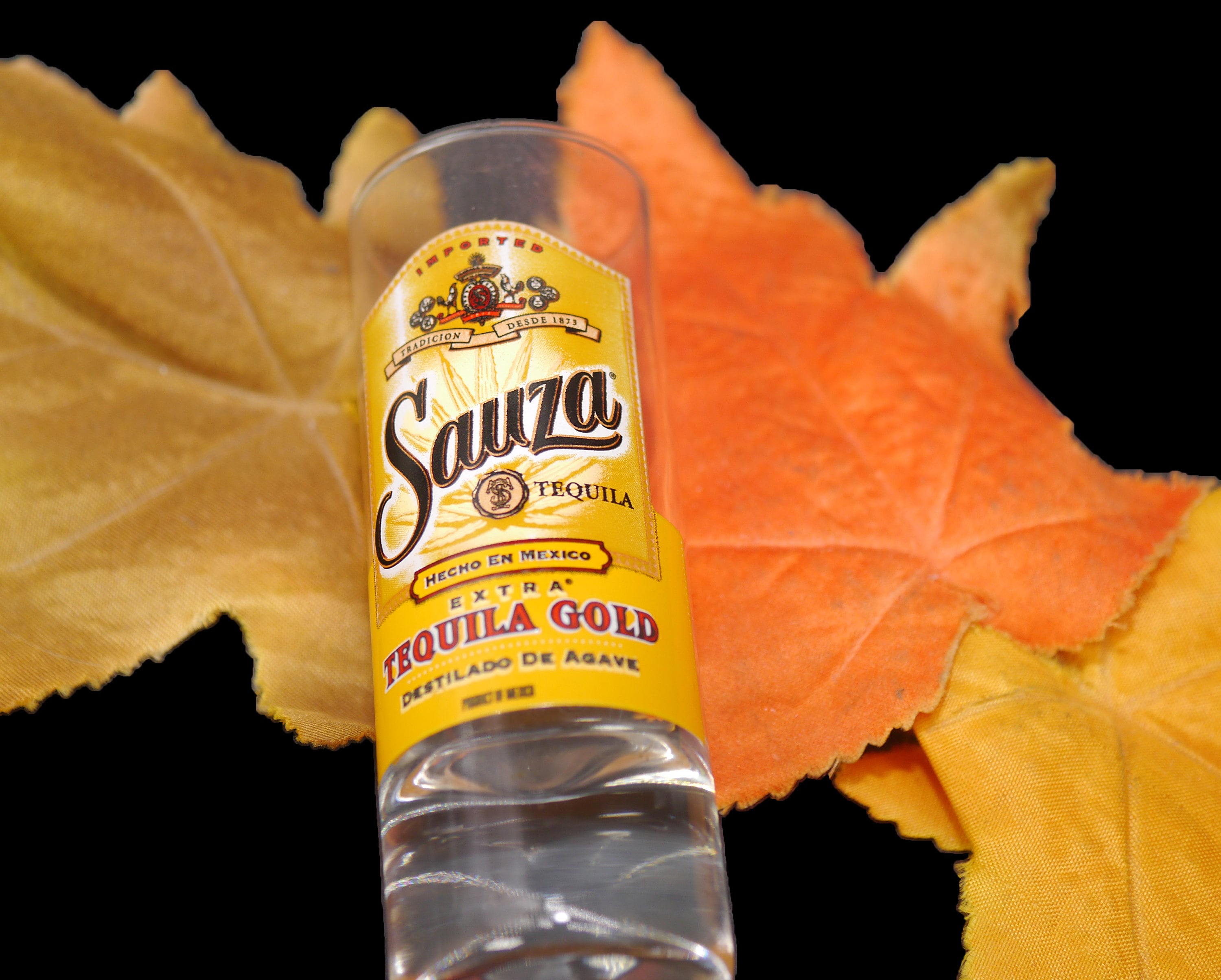 Tequila Sauza Extra Tequila Gold Liquor shooter or double shot glass