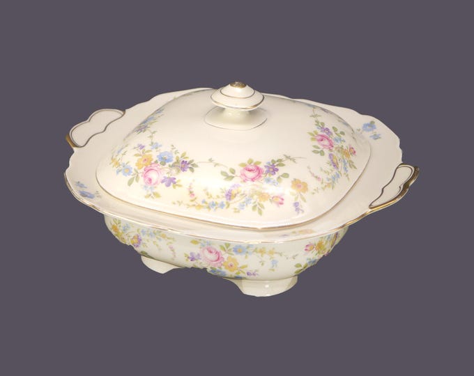 Thomas Bavaria Imperial Countess covered, handled serving bowl. Thomas Ivory porcelain made in Germany.