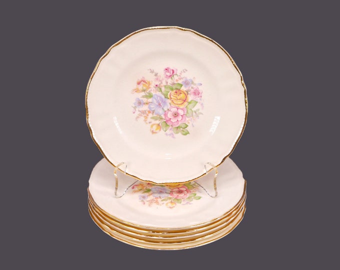Six Sovereign Potters Barbara Ann 880-47 bread, dessert plates.