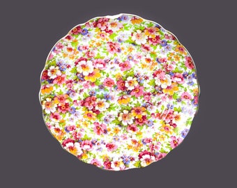 James Kent | Fenton Dubarry floral Chintz Salatteller Made in England. Fehler (siehe unten).