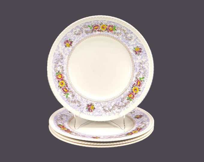 Four George Jones | Crescent Pottery The Windsor dinner plates made in England.