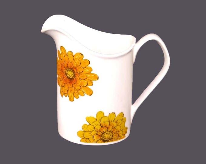 Johnson Brothers Australian design Chrysanthemum flower power creamer jug.