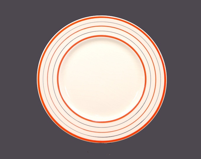 Myott Manchuria 1341B luncheon plate. Art-deco tableware made in England. Sold individually.