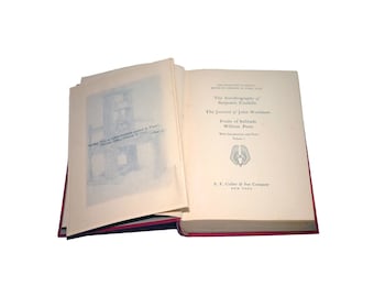 Antiquarian Harvard Classics Vol 1: Franklin, Woolman, Penn (1910)