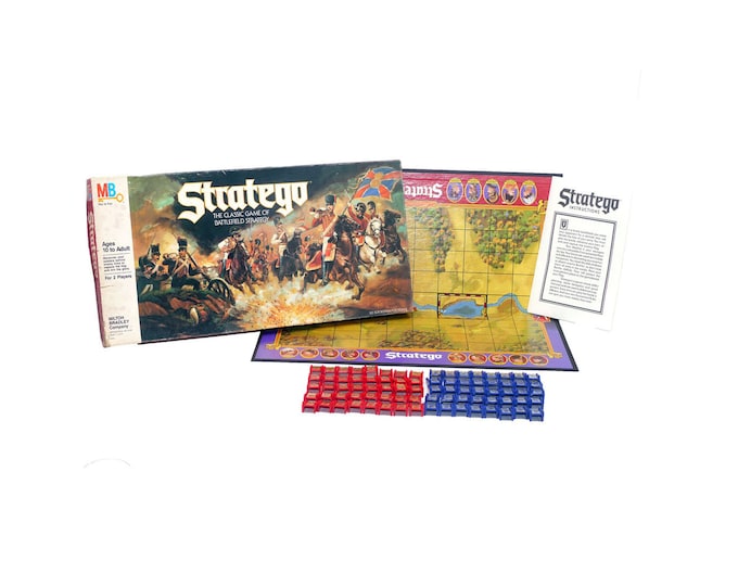 Stratego board game published 1986 Milton Bradley as game no 4916. Complete.