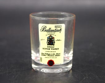 Vintage Ballantine's Finest Scotch Whisky single shot glass.