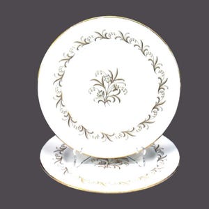 Vintage Paragon Braut Blumenstrauß Bone China Brotteller hergestellt in England. 2 Teller.