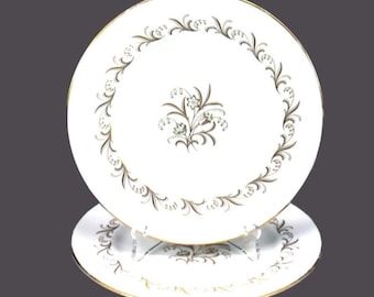 Vintage Paragon Bride's Bouquet bone china bread plates made in England. 2 plates.