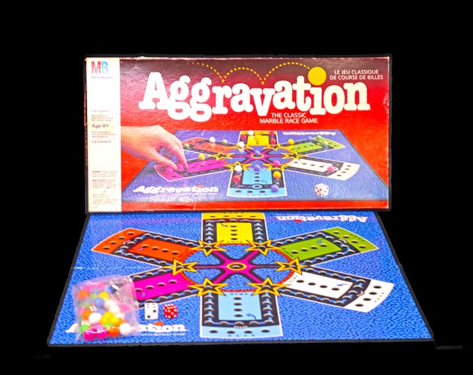 Milton Bradley Aggravation Board Game. Complete. Canadian English | French issue.
