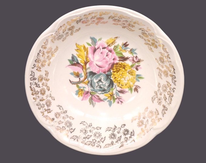 Sovereign Potters SVP31 fruit nappie, dessert bowl. Sold individually. Flowers, filigree.