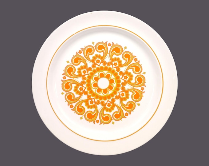 Retro Ridgway Christina dinner plate made in England. Sold individually.