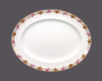 Vtg Sampson Bridgwood Lifelong Ironstone White With Red Stripe