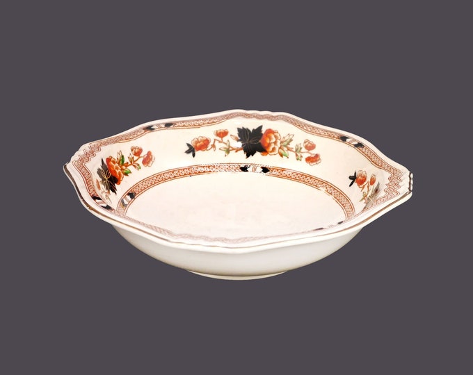 Antique art-nouveau period Duchess Royal 3449 round lugged Imari serving bowl made in England. Flaws (see below).