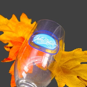 John Molson Brewer&#39;s since 1786 stemmed signature beer pint glass. Gift for him. Gift for dad.