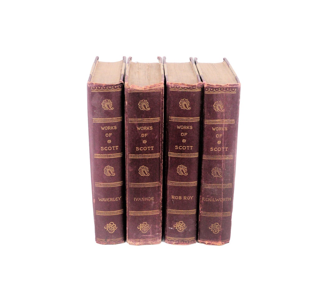 Antiquarian books The Waverley Novels: Sir Walter Scott, 1890s, 4 