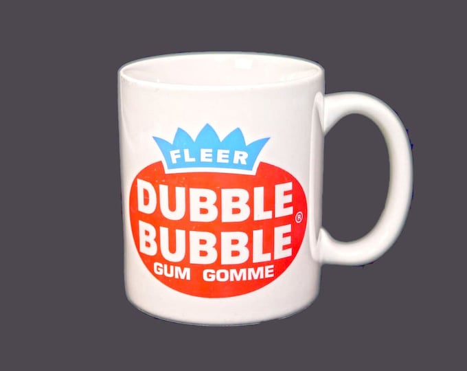 Fleer Dubble Bubble bilingual (English | French) ceramic coffee or tea mug.