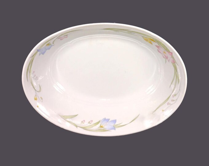 Fine China of Japan French Garden oval serving bowl.