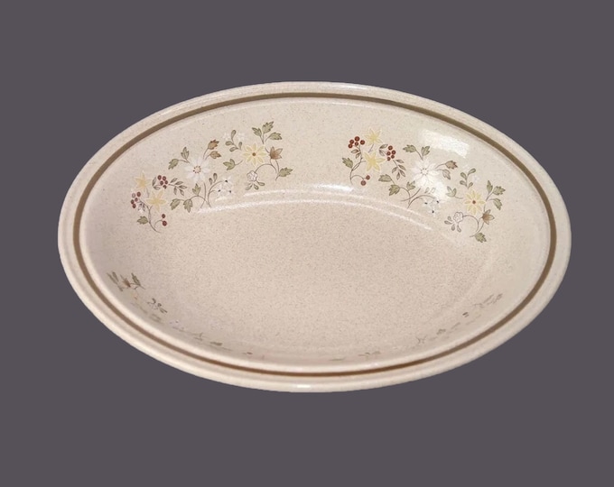 Royal Doulton Uplands LS1026 oval stoneware vegetable serving bowl. Lambethware Stoneware made in England.