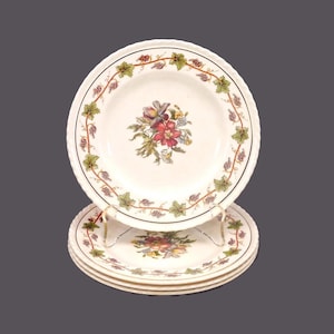 Antique Crown Ducal Riviera bread plates made in England. Choose quantity below.