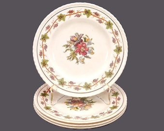 Antique Crown Ducal Riviera bread plates made in England.