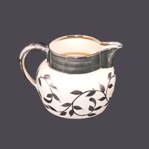 Myott Old Silver Luster 1505F large creamer jug made in England.
