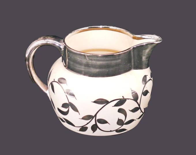 Myott Old Silver Luster 1505F large creamer jug made in England.