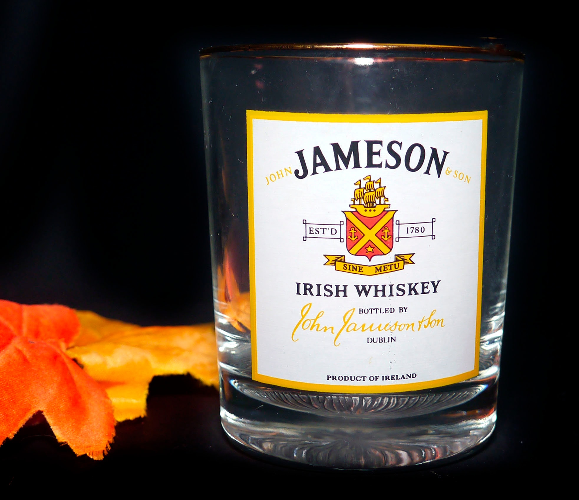 Vintage (1960s) Jameson Irish Whisky loball whisky neat scotch