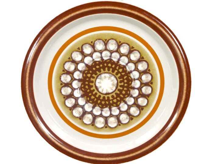 Baycrest Pamona large stoneware dinner plate. Vintage stoneware made in Japan for Hudson's Bay Co Canada. Sold individually.