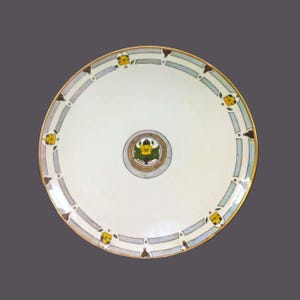 Antique Royal Bavaria Floral Dinner Plate - Art Nouveau, c.1880-1911 (Chipped Edge
