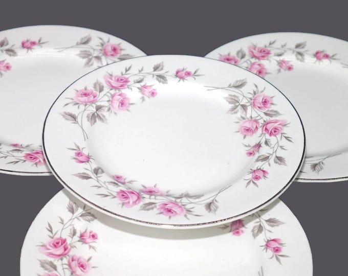 Four Johnson Brothers | Sovereign Potters Rhapsody bread plates.