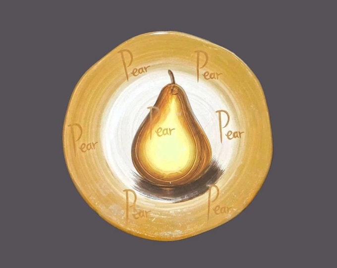 Kennex Frutta Pear salad plate. Sold individually.