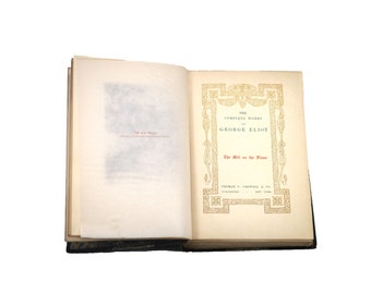 Antiquarian 'Mill on the Floss' Book: George Eliot, 1878 Thomas Crowell Edition
