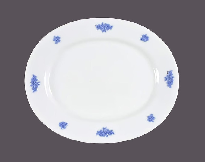 Adderley Chelsea oval platter. Bone china made in England. Minor flaws (see below).