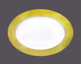 Vintage Mikasa Brookmere large oval platter made in Japan.