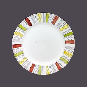 Retro Broadhurst Mandalay dinner plate made in England. Kathie Winkle design. Blemish see below. image 1