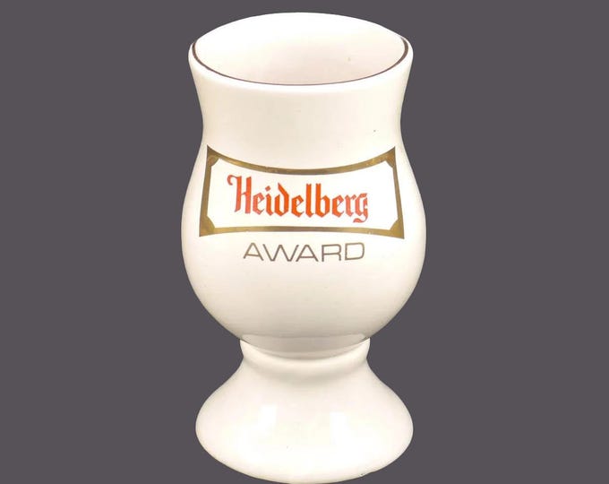 Heidelberg Award stemmed stoneware beer stein | beer goblet made in Canada by Laurentian Pottery.