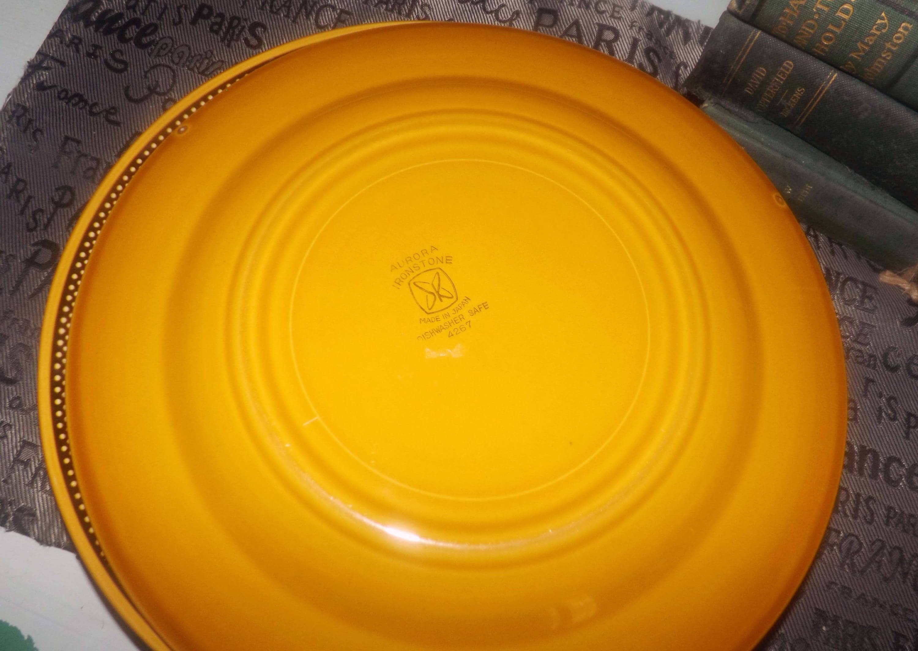 Vintage 1970s Harmony House Aurora large dinner plate made Etsy