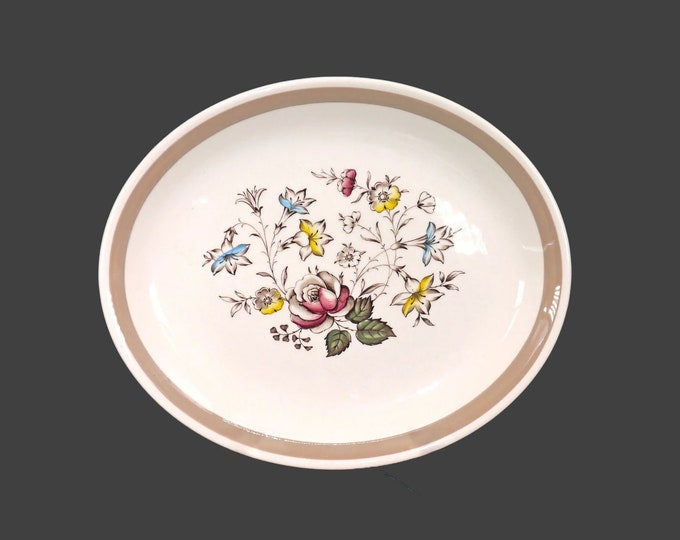 Alfred Meakin Country Garden oval platter made in England.