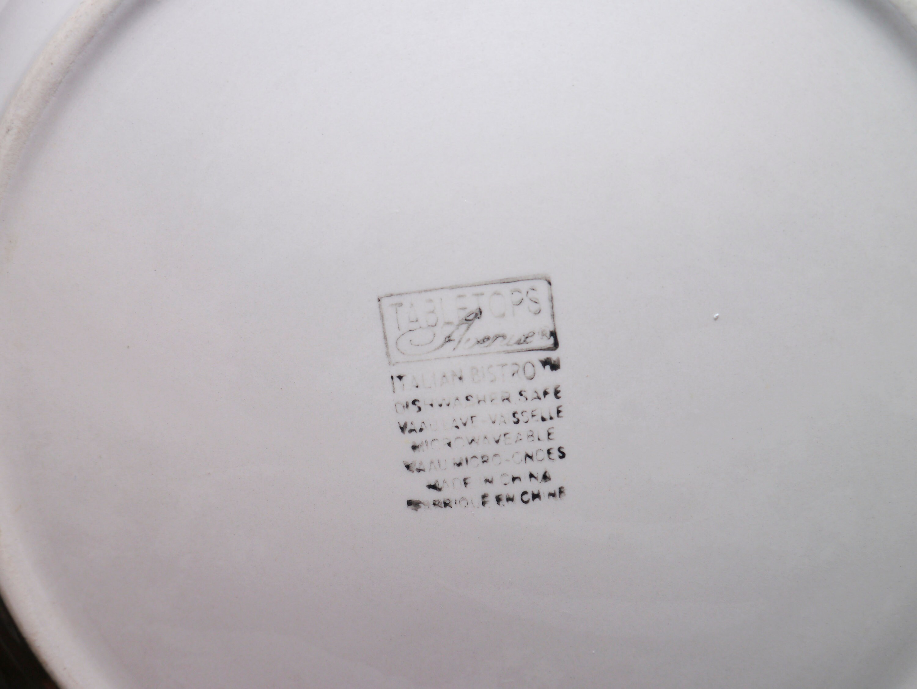 Set of Four Tabletops Avenue Tabletops Unlimited Italian Etsy Canada