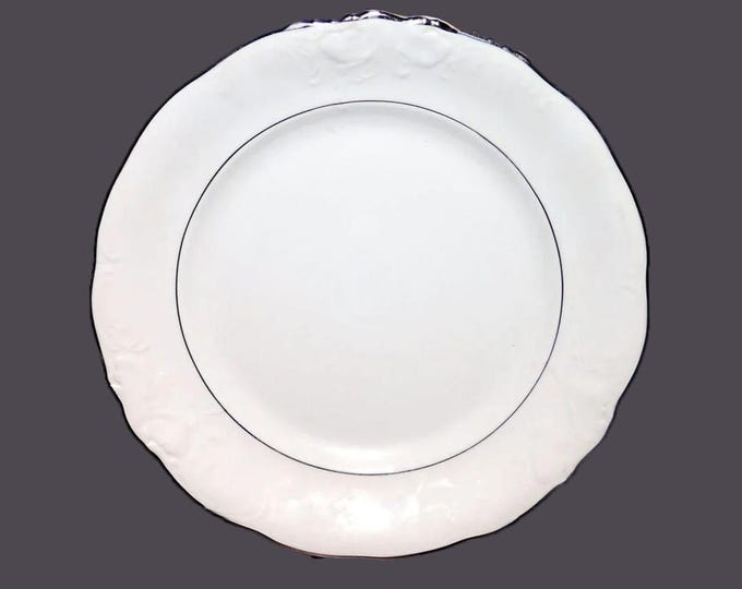 Walbrzych Platina chop plate | service plate | round platter made in Poland.
