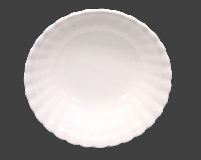 Royal Albert Reverie fruit nappie, dessert bowl. Chef's favorite all-white bone china made in England. Sold individually.