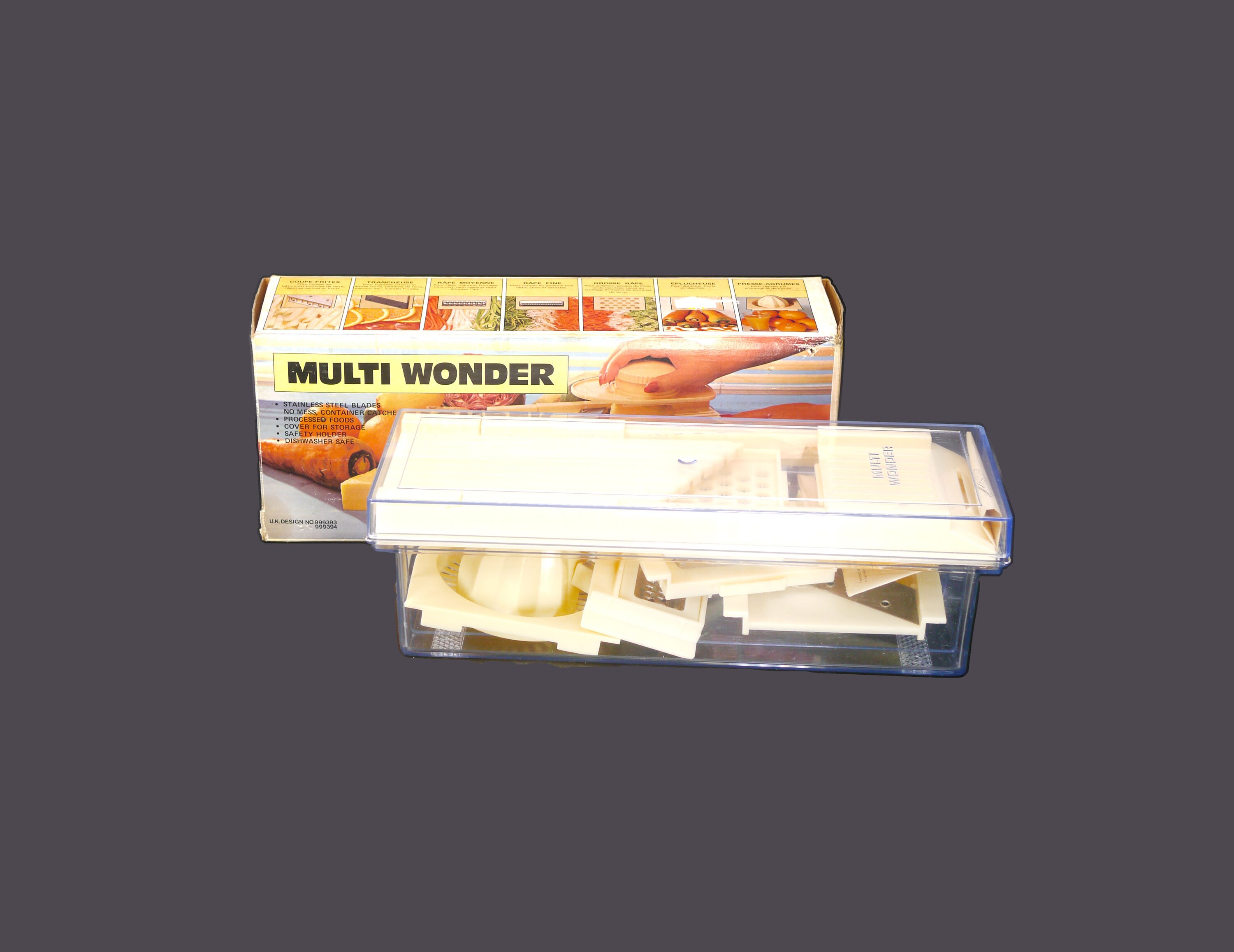Vintage Multi Wonder Kitchen Slicer: 1971 Food Prep Gadget