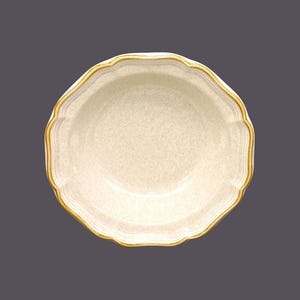 Mikasa EC400 round rimmed serving bowl. Garden Club stoneware made in Japan.