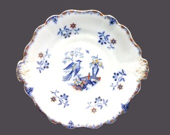Antique Charles Meigh Swallow handled serving plate: England.